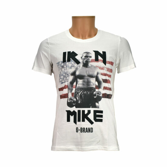 G-BRAND T-shirt Iron Mike White Men