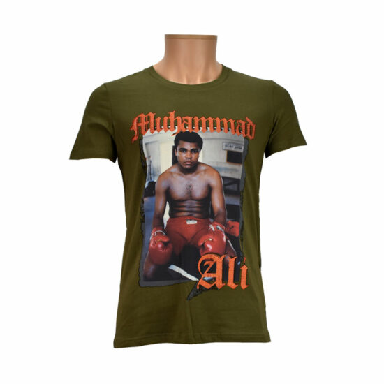 G-BRAND T-shirt Muhammad Ali Green Men