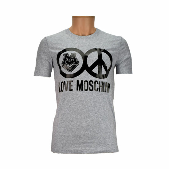 MOSCHINO T-shirt Peace Grey A699 Men