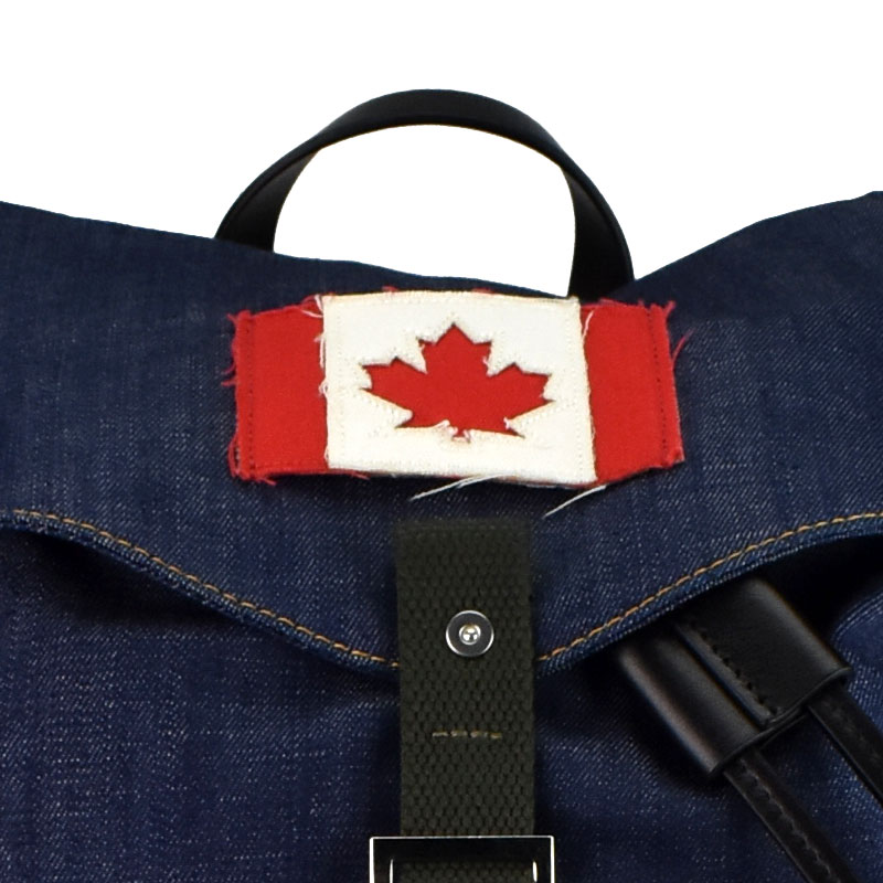 DSQUARED2 Backpack Military Chic Denim - Image 3