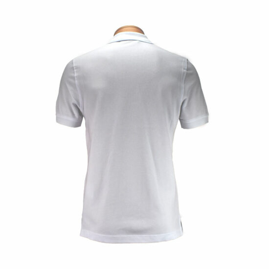 MOSCHINO Polo Box Logo White A00 Men - Image 3