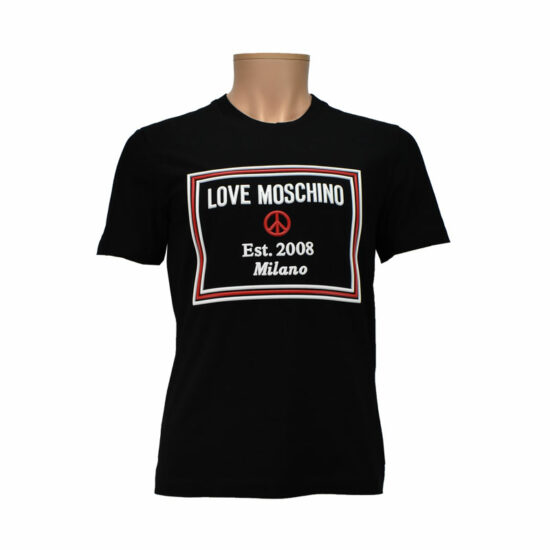 MOSCHINO T-shirt Est. 2008 Black C74 Men