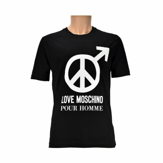 MOSCHINO T-shirt Pour Homme Black C74 Men