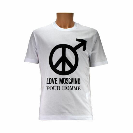 MOSCHINO T-shirt Pour Homme White A00 Men