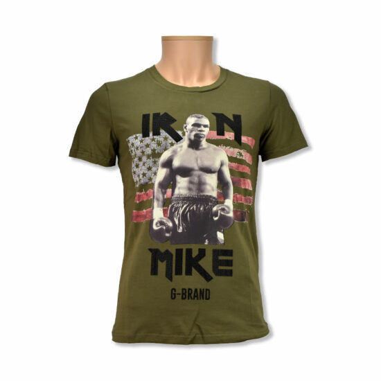 G-BRAND T-shirt Iron Mike Green Men