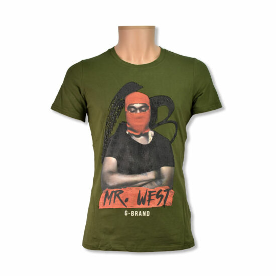 G-BRAND T-shirt Mr West Green Men